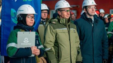 Фото: «ФосАгро» в Череповце выпустила 25-миллионную тонну карбамида в юбилейный год